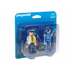 Playmobil Duo Pack Επιστήμονας Και Ρομπότ 6844 4008789068446