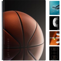 Skag Thematic Notebooks Sporty Life 17x25 3 Subjects 80gr 312950 5201303312950