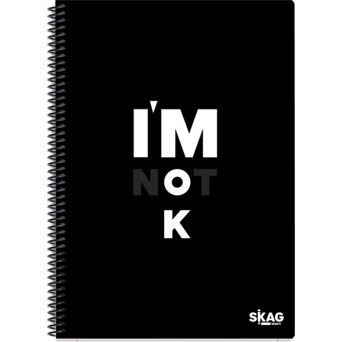 Skag Thematic Notebooks Quotes A4 2 Subjects 80gr 313261 5201303313261