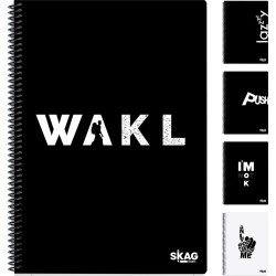 Skag Thematic Notebooks Quotes 17x25 3pcs 80g 313254 5201303313254
