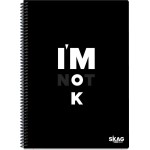 Skag Θεματικά Τετράδια Quotes 17x25 3θεμ 80γρ 313254 5201303313254