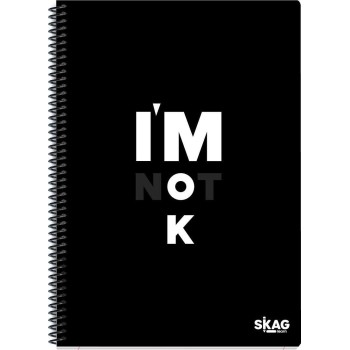 Skag Θεματικά Τετράδια Quotes 17x25 3θεμ 80γρ 313254 5201303313254