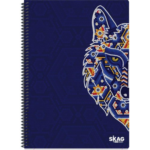 Skag Thematic Notebooks Mosaic A4 2 Subjects 80gr 313018 5201303313018