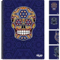 Skag Θεματικά Τετράδια Mosaic 17x25 2 Θεμάτων 80γρ 312998 5201303312998