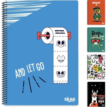 SKAG Θεματικό Τετράδιο JOLLY 17x25 3θεμ 80γρ. 309714 5201303309714