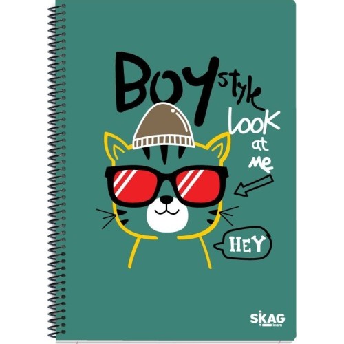 SKAG Θεματικά τετράδια JOLLY A4 3θεμ 80γρ. N.9353 309684 5201303309684