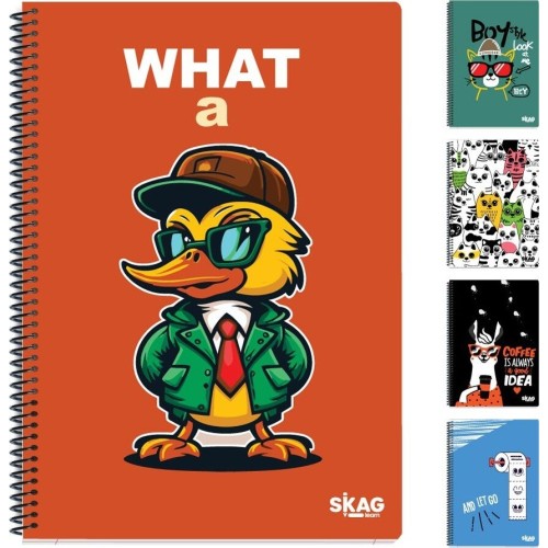 SKAG Θεματικά τετράδια JOLLY A4 2ΘΕΜ 80ΓΡ. N.9352 309677 5201303309677