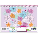 SKAG Μπλόκ ζωγραφικής Κορίτσι Ν.6 Α4 101φ 296731 5201303296731