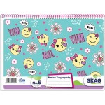 SKAG Μπλόκ Ζωγραφικής Κορίτσι Ν.5 Α4 51Φ 292214 5201303292214