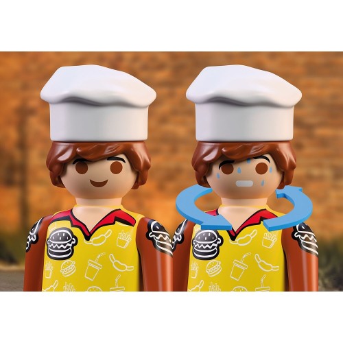 Playmobil City Action Fire Quad With Burger Shop 72195 4008789721952