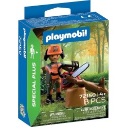 Playmobil Specials Plus Ξυλοκόπος Με Αλυσοπρίονο 72150 4008789721501