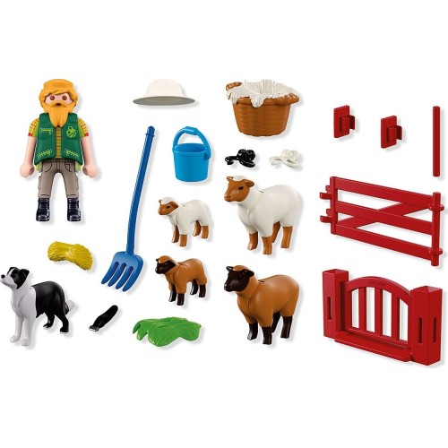 Playmobil Country Βοσκός Με Το Κοπάδι Του 72169 4008789721693
