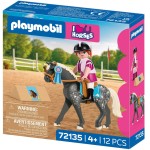 Playmobil Αναβάτρια Υπερπήδησης Εμποδίων 72135 4008789721358