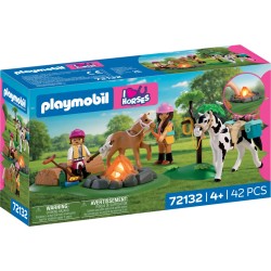 Playmobil Horseback Riding Trip With Campfire 72132 4008789721327