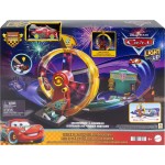 Mattel Disney and Pixar Cars Race to Celebrate Lightning Mcqueen Celebration Raceway Playset & Toy Car JMT57 194735385171