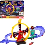 Mattel Disney and Pixar Cars Race to Celebrate Lightning Mcqueen Celebration Raceway Playset & Toy Car JMT57 194735385171