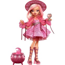 Mattel Moonspell Magic by Monster High Carina Song Fashion Doll, Love Witch With Accessories JNM26 194735399338