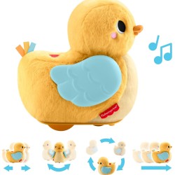 Mattel Fisher-Price Μαλακο Παπακι Με Κινηση Και Ηχους JMX99 194735389094