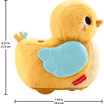 Mattel Fisher-Price Μαλακο Παπακι Με Κινηση Και Ηχους JMX99 194735389094