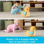 Mattel Fisher-Price Μαλακο Παπακι Με Κινηση Και Ηχους JMX99 194735389094