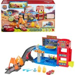 Mattel Disney And Pixar Cars Race & Rescue Command Center With Lightning Mcqueen, Guido & 4 Accessories JMT59 194735385188