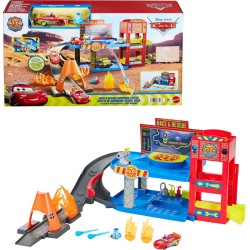 Mattel Disney And Pixar Cars Race & Rescue Command Center With Lightning Mcqueen, Guido & 4 Accessories JMT59 194735385188
