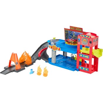 Mattel Disney And Pixar Cars Race & Rescue Command Center With Lightning Mcqueen, Guido & 4 Accessories JMT59 194735385188