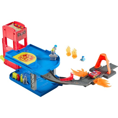 Mattel Disney And Pixar Cars Race & Rescue Command Center With Lightning Mcqueen, Guido & 4 Accessories JMT59 194735385188
