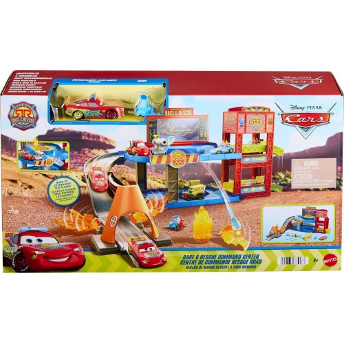 Mattel Disney And Pixar Cars Race & Rescue Command Center With Lightning Mcqueen, Guido & 4 Accessories JMT59 194735385188