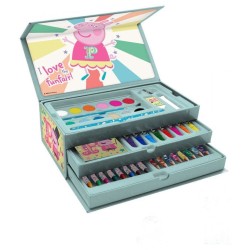 Diakakis imports Peppa Pig Σετ Ζωγραφικής Σε Βαλιτσάκι Peppa Pig 27.7X14cm 000482829 5205698739279