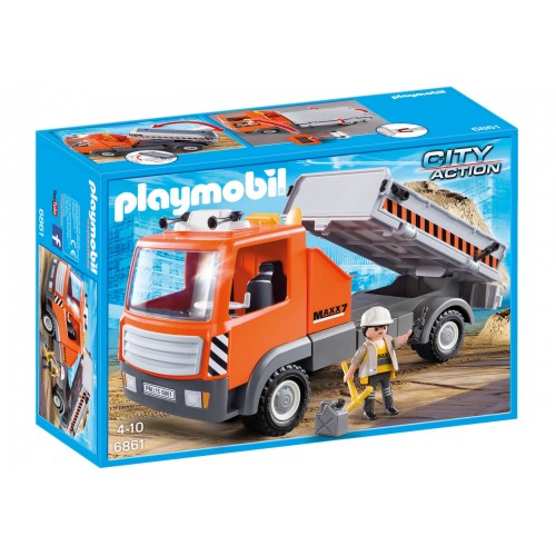 Playmobil Ανατρεπόμενο Φορτηγό 6861 4008789068613