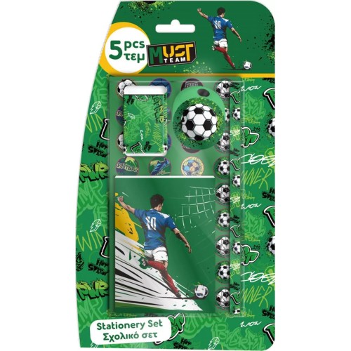Diakakis imports Σχολικό Σετ Must Team Football 5 Τμχ. 000587328 5205698812798