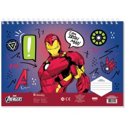 Diakakis imports Marvel Avengers Μπλοκ Ζωγραφικής Iron Man 23X33 Με Αυτοκόλλητα (2 Σχέδια) 000506363 5205698817458