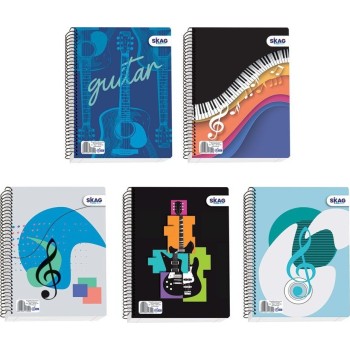 SKAG Spiral Music Notebook A4 40Φ 70gr 113090 5201303113090