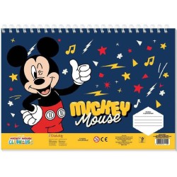 Diakakis imports Disney Mickey & Friends Drawing Pad With Stickers & Stencils, 40 Sheets - 2 Designs 000565863 5205698817120