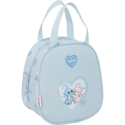 safta Stitch - lunch box, high quality and robust, for meals, leisure, 19 x 14 x 22 cm 812602607 8412688622252