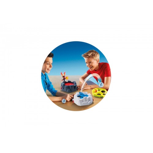 Playmobil Παιχνίδι Με Εκτοξευτήρες Φωτιάς Και Πάγου 6831 4008789068316