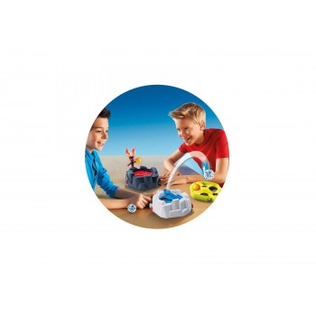 Playmobil Παιχνίδι Με Εκτοξευτήρες Φωτιάς Και Πάγου 6831 4008789068316
