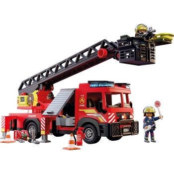 Playmobil City Action Πυροσβεστικό Όχημα Με Σκάλα Και Καλάθι 72192 4008789721921