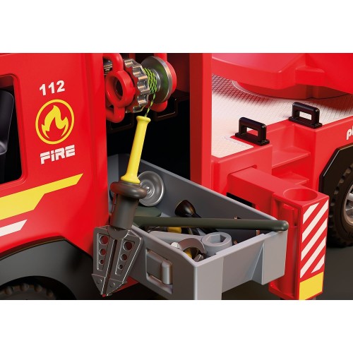 Playmobil City Action Πυροσβεστικό Όχημα Με Σκάλα Και Καλάθι 72192 4008789721921