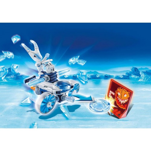 Playmobil Icefighter Με Εκτοξευτή Δίσκων 6832 4008789068323