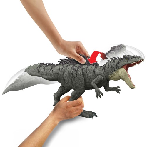 Mattel Jurassic World Colossal Chomp Giganotosaurus Figure With Big Bite, Multi Direction Attack JKG93 194735349722