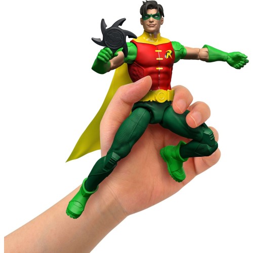 mattel dc - φιγούρες 15εκ. με αξεσουάρ dc premiere robin action figure JMD94 / JMD96 194735375110