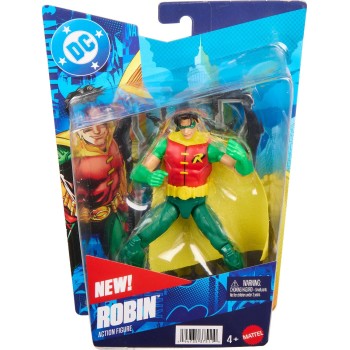 mattel dc - φιγούρες 15εκ. με αξεσουάρ dc premiere robin action figure JMD94 / JMD96 194735375110