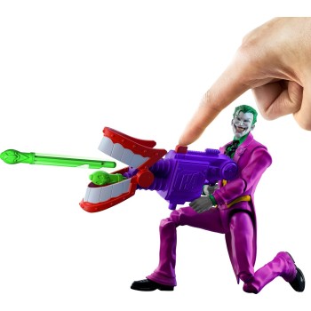Mattel DC Premier 6.5 Inch The Joker Action Figure Series 1, 22 Articulations, Chatter Teeth Weapon JMD94 / JMD97 194735375080
