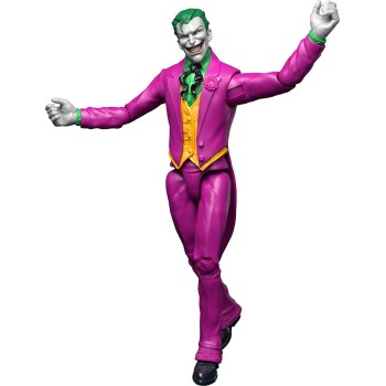 Mattel DC Premier 6.5 Inch The Joker Action Figure Series 1, 22 Articulations, Chatter Teeth Weapon JMD94 / JMD97 194735375080