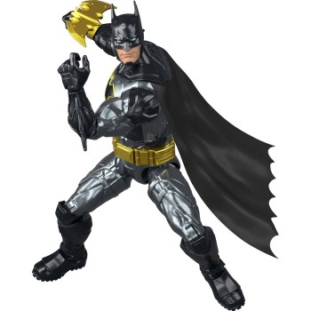 Mattel DC Crime Crusher Batman Action Figure, 25 Plus Phrases & Sounds, Articulation, 4 Weapons JMD53 194735374656