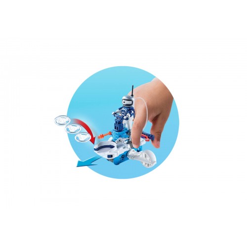 Playmobil Icebot Με Εκτοξευτή Δίσκων 6833 4008789068330