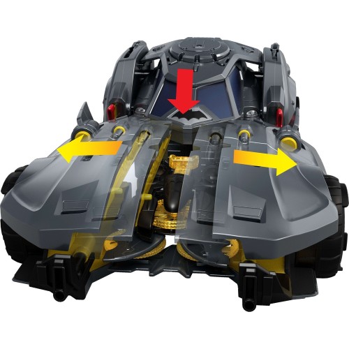 Mattel DC Premier Batmobile Vehicle, Batman Signature Crime Fighting Car With Bat-drone Cannon JMD52 194735374649
