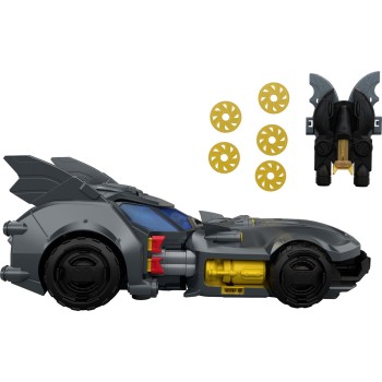 Mattel DC Premier Batmobile Vehicle, Batman Signature Crime Fighting Car With Bat-drone Cannon JMD52 194735374649